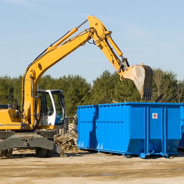 what size residential dumpster rentals are available in Jewett Texas